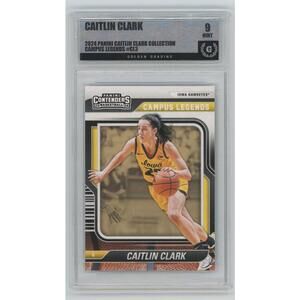 2024 Panini Caitlin Clark- Campus Legends #CL3 Caitlin Clark (RC) Graded 9 MINT